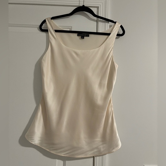 Lafayette 148 New York Tops - Ivory/White Silk Lafayette 148 Tank